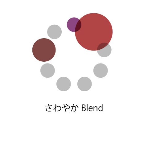 さわやか Blend ロゴ